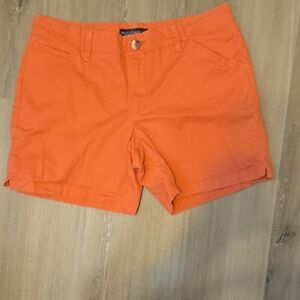 Lee Orange Bermudas Casual Summer Shorts